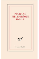 Carnet "Pour une bibliothèque idéale" (papeterie)