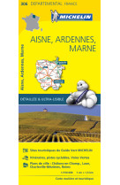 Carte Départementale Aisne, Ardennes, Marne