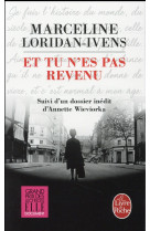 Et tu n'es pas revenu