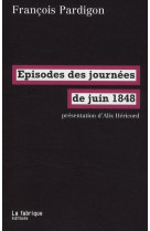 Épisodes des Journées de juin 1848