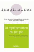 IMAGINAIRES, N 15/2012. LA REPRESENTATION DU PEUPLE