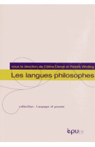 Les langues philosophes