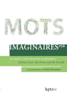 IMAGINAIRES, N  18/2014. LITERARY TEXTS: THE POWER AND THE POSSIBLE