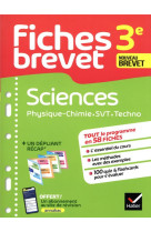 Fiches brevet Sciences 3e - Physique-Chimie, SVT, Technologie Brevet 2025