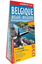 Belgique 1/300.000 (carte grand format laminée)