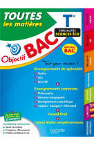 OBJECTIF BAC 2024 - TERM SPECIALITES SCIENCES ECO TOUTES LES MATIERES