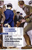 1914. Les atrocités allemandes