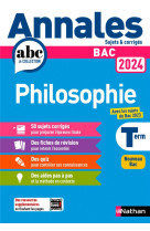 Annales Bac Philosophie 2024