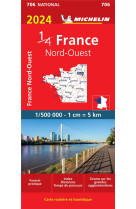 Carte Nationale France Nord-Ouest 2024