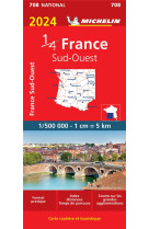 Carte Nationale France Sud-Ouest 2024