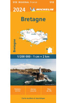 Carte Régionale Bretagne 2024