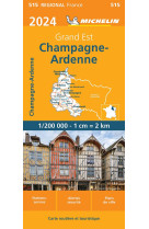 Carte Régionale Champagne-Ardenne 2024