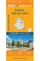 Carte Régionale Centre - Val de Loire 2024