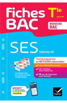 Fiches bac SES Tle (spécialité) - Bac 2025