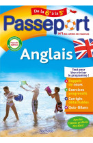 Passeport - Anglais - De la 6e à la 5e - Cahier de vacances 2024