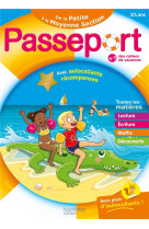 Passeport - De la Petite à la Moyenne Section 3/4 ans - Cahier de vacances 2024