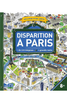 Disparition à Paris - livre avec carte