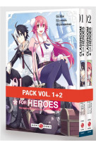 Classroom for heroes - pack promo vol. 01 et 02 - edition limitee