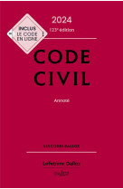 CODE CIVIL 2024, ANNOTE. 123E ED.