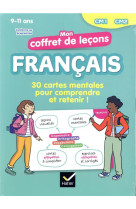 MON COFFRET DE LECONS FRANCAIS CM1-CM2 - 30 CARTES MENTALES