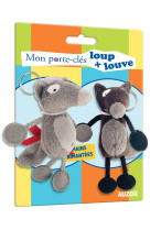 MES PORTE-CLES LOUP ET LOUVE