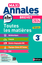 Maxi Annales Brevet 2024 - Corrigé