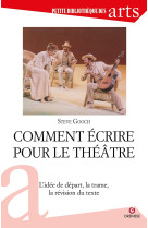 Comment écrire pour le théâtre