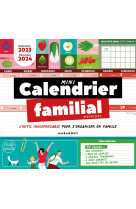 Mini calendrier familial mensuel - Septembre 2023 - Décembre 2024