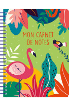 Mon carnet de notes (tropical green)