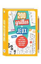 200 jeux de grilles - un crayon offert