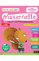 Mon cahier maternelle Toute Petite Section 2-3 ans