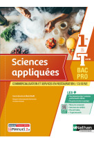 Sciences appliquées - 1re et Term Bac Pro Cuisine Bac Pro CSR - Livre + Licence élève 2022