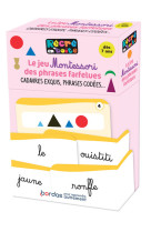 Récré en boîte - Le jeu Montessori des phrases farfelues