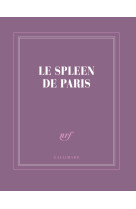 CARNET CARRE LE SPLEEN DE PARIS (PAPETERIE)