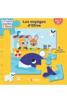 Les livres-puzzles Olive - Les voyages d'Olive