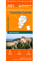 Carte Régionale Franche-Comté 2021