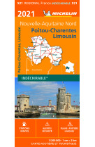 Carte Régionale Poitou-Charentes-Limousin 2021