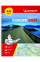 Atlas Europe 2021 - Atlas Routier et Touristique (A4-Spirale)