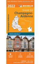 Carte Régionale Champagne-Ardenne 2022