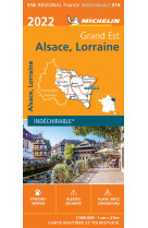 Carte Régionale Alsace, Lorraine 2022