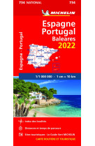 Carte Nationale Espagne, Portugal 2022