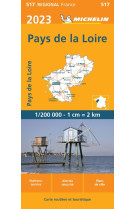 Carte Régionale Pays de la Loire 2023