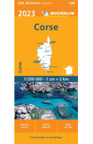 Carte Régionale Corse 2023