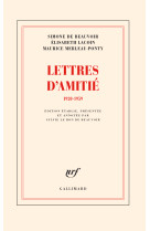 Lettres d'amitié