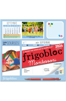 Frigobloc Hebdomadaire 2024 Montessori (de sept. 2023 à déc. 2024)