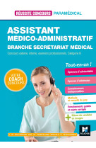 Réussite Concours - Assistant médico-administratif-Secrétariat médical - Cat B Préparation complète