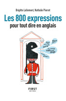 Petit livre - 800 expressions pour tout dire en anglais, 2e éd