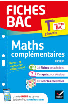 Fiches bac - Maths complémentaires Tle (option) - Bac 2025