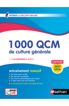 1 000 QCM de culture générale - Catégories A, B, C - 2023-2024 - N° 28