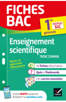 Fiches bac Enseignement scientifique 1re générale